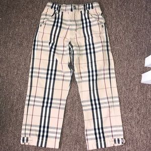 Burberry boys pants